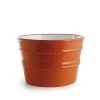 Lavabo Sospeso/Appoggio Bacile Cm.Ø46,5 H30 In Ceramica Lucido Arancio