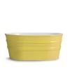 Lavabo Sospeso/Appoggio Tinozza 60X40Xh25 In Ceramica Lucido Giallo Sirio -Arredamento Per La Casa 20511 lavabo tinozza giallo sirio 60 40 25