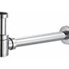 Sifone Per Lavabo Design Tondo Basso 11/4 Metallo Cromo -Arredamento Per La Casa 54184