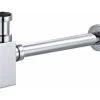 Sifone Per Lavabo Design Quadrato 11/4 Metallo Cromo