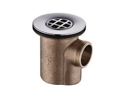 Piletta Doccia Sifonata Ø60 Mm Ottone Cromo