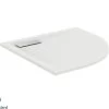 Piatto Doccia Ideal Standard® Ultra Flat New Semicircolare 80x80 Cm Bianco Seta Opaco -Arredamento Per La Casa 70602 scontornata