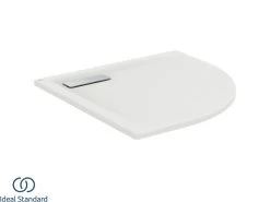 Piatto Doccia Ideal Standard® Ultra Flat New Semicircolare 80x80 Cm Bianco Seta Opaco