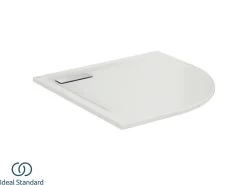 Piatto Doccia Ideal Standard® Ultra Flat New Semicircolare 90x90 Cm Con Ideal Grip Bianco Semilucido