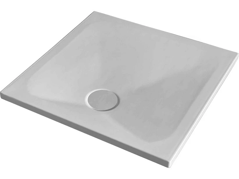 Piatto Doccia Puro Quadrato 80x80 Cotone Bianco Opaco 3 Piatto Doccia Puro Quadrato 80x80 Cotone Bianco Opaco