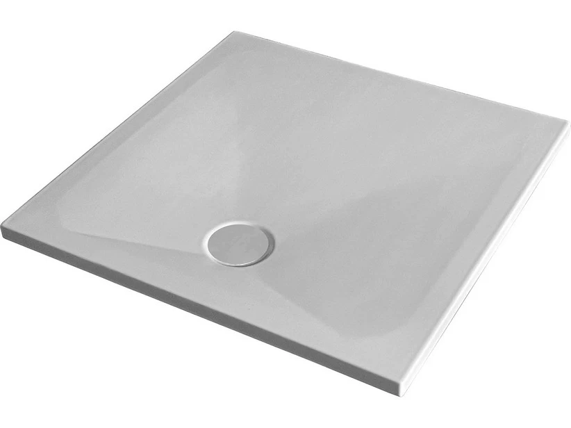 Piatto Doccia Puro Quadrato 90x90 Cotone Bianco Opaco 3 Piatto Doccia Puro Quadrato 90x90 Cotone Bianco Opaco