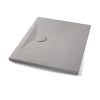Piatto Doccia Appia Rettangolare 90x70 In Ceramica Effetto Pietra Grigio Opaco