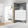Box Doccia Angolare Arek 70x100 H190 Porta Scorrevole E Lato Fisso Cristallo 6 Mm Trasparente Serigrafato Cromo 1 Box Doccia Angolare Arek 70x100 H190 Porta Scorrevole E Lato Fisso Cristallo 6 Mm Trasparente Serigrafato Cromo -Arredamento Per La Casa arek box doccia porta lato fisso serigrafato cromo 1