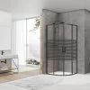 Box Doccia Angolare Semicircolare Arek 80x80 H190 Porte Scorrevoli Cristallo 6 Mm Trasparente Serigrafato Nero Opaco 1 Box Doccia Angolare Semicircolare Arek 80x80 H190 Porte Scorrevoli Cristallo 6 Mm Trasparente Serigrafato Nero Opaco -Arredamento Per La Casa arek semicircolare nero opaco