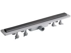 Canalina Raso-Doccia ABS/Inox 900 Mm Nero Opaco