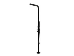 Colonna Doccia Budoni In Acciaio Inox Nero Opaco