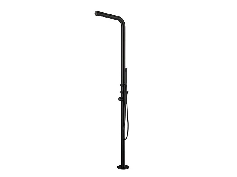 Colonna Doccia Budoni In Acciaio Inox Nero Opaco 3 Colonna Doccia Budoni In Acciaio Inox Nero Opaco