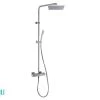 Colonna Doccia Feel Con Miscelatore Termostatico E Soffione Quadrato Cromo 1 Colonna Doccia Feel Con Miscelatore Termostatico E Soffione Quadrato Cromo -Arredamento Per La Casa colonna doccia feel con miscelatore termostatico e soffione quadrato cromo