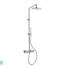 Colonna Doccia Pico Con Miscelatore Termostatico E Soffione Tondo Cromo -Arredamento Per La Casa colonna doccia pico con miscelatore termostatico e soffione tondo cromo