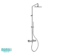 Colonna Doccia Pico Con Miscelatore Termostatico E Soffione Tondo Cromo