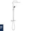 Colonna Doccia Termostatica Grohe® Vitalio Start Cube 250 Cromo -Arredamento Per La Casa colonna doccia termostatica vitalio start cube 250 cromo logo