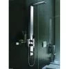 Pannello Doccia Gloria-T 2 Getti Idro Acciaio Inox Lucido A Specchio -Arredamento Per La Casa gloria t with background