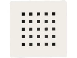 Griglia Copripiletta Estetica In Acciaio Inox Bianco Opaco