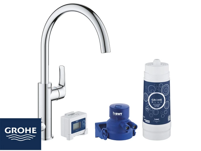 Grohe® Blue Pure Eurosmart Miscelatore Lavello Con Sistema Filtrante Dell’Acqua 3 Grohe® Blue Pure Eurosmart Miscelatore Lavello Con Sistema Filtrante Dell’Acqua