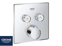 Miscelatore Per Doccia Incasso Grohe Smartcontrol Cube Monocomando Con Deviatore 2 Vie Cromo