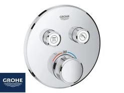 Miscelatore Per Doccia Incasso Grohe Smartcontrol Termostatico Con Deviatore 2 Vie Cromo