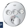 Miscelatore Per Doccia Incasso Grohe Smartcontrol Termostatico Con Deviatore 3 Vie Cromo