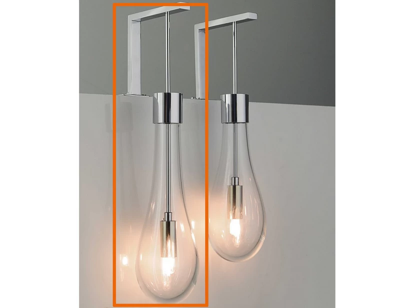 Lampada Goccia Led Vetro Soffiato Lungo 3 Lampada Goccia Led Vetro Soffiato Lungo