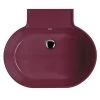 Lavabo Lavatoio Sospeso/Appoggio Tino 60X50Xh.30 In Ceramica Lucido Vinaccia
