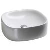 Lavabo Da Appoggio Wild 45 Cm Bianco Opaco