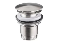 Piletta Lavabo Luxy Inox 316 In Acciaio Spazzolato Senza Troppo Pieno