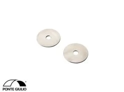 Coppia Dischi Per Saliscendi Doccia Solo In Acciaio Inox