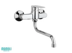 Miscelatore Cucina A Muro Logos Monocomando Cromo