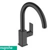 Miscelatore Per Cucina Hansgrohe® Vernis Shape Con Bocca Orientabile Monocomando Nero Opaco -Arredamento Per La Casa miscelatore per cucina hansgrohe vernis shape con bocca orientabile monocomando nero opaco