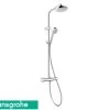 Colonna Doccia MyClub 180 Hansgrohe Con Miscelatore Termostatico E Soffione Tondo Cromo -Arredamento Per La Casa myclub colonna termostatica