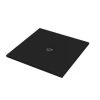 Piatto Doccia Quadrato Crypto 80x80 H2,5 Cm In Resina Nero -Arredamento Per La Casa piatto doccia crypto nero opaco quadrato 80x80 1