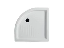 Piatto Doccia Dai 80X80 H10 Semicircolare Ceramica Bianco