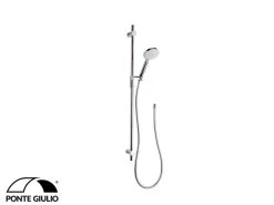 Saliscendi Doccia Linea Eternal Basic L90 Cm Con Doccetta Multigetto Inox Cromo