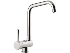 Miscelatore Per Cucina Rebatta Con Canna Abbattibile Cromo