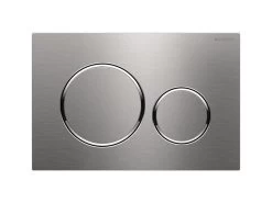 Placca Wc Geberit Sigma20 2 Pulsanti Inox Spazzolato