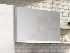 Specchio Bagno Smart Contenitore 89X17 H51 Larice Bianco