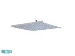 Soffione Doccia Feel 30x30 Ottone Quadrato Cromo