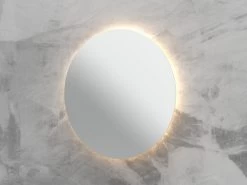 Specchio Bagno Vanity Ø60 Cm Tondo A Led Retroilluminato