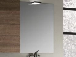 Specchio Bagno Filo Lucido Con Bordo Pvc Cm. 70X81