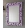 Specchio Bagno Barocco 94X75 Lilla -Arredamento Per La Casa specchiera lilla