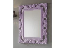 Specchio Bagno Barocco 94X75 Lilla