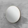 Specchio Bagno Queen Ø60 Cm Con Cornice Verniciato Oro Opaco 2 Specchio Bagno Queen Ø60 Cm Con Cornice Verniciato Oro Opaco -Arredamento Per La Casa specchio bagno queen 60 cm con cornice verniciato oro opaco