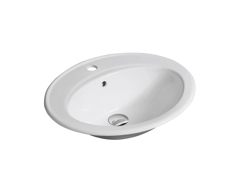 Lavabo Da Appoggio Tevere 56x48,5 In Ceramica Bianco Lucido 3 Lavabo Da Appoggio Tevere 56x48,5 In Ceramica Bianco Lucido