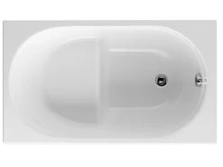 Vasca Incasso Gea Guscio 120x70 Bianco