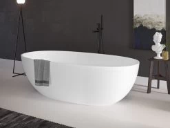 Vasca Freestanding Virgo 170x82 Cm Bianco Opaco